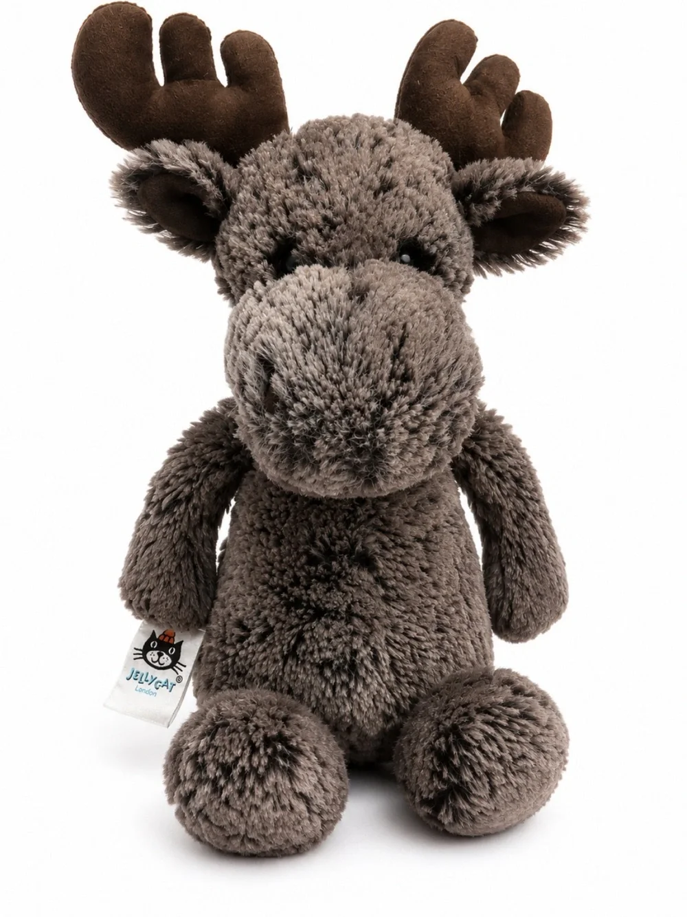 Jellycat London Moose Plush Gray Brown Antlers Woodland Stuffed Animal